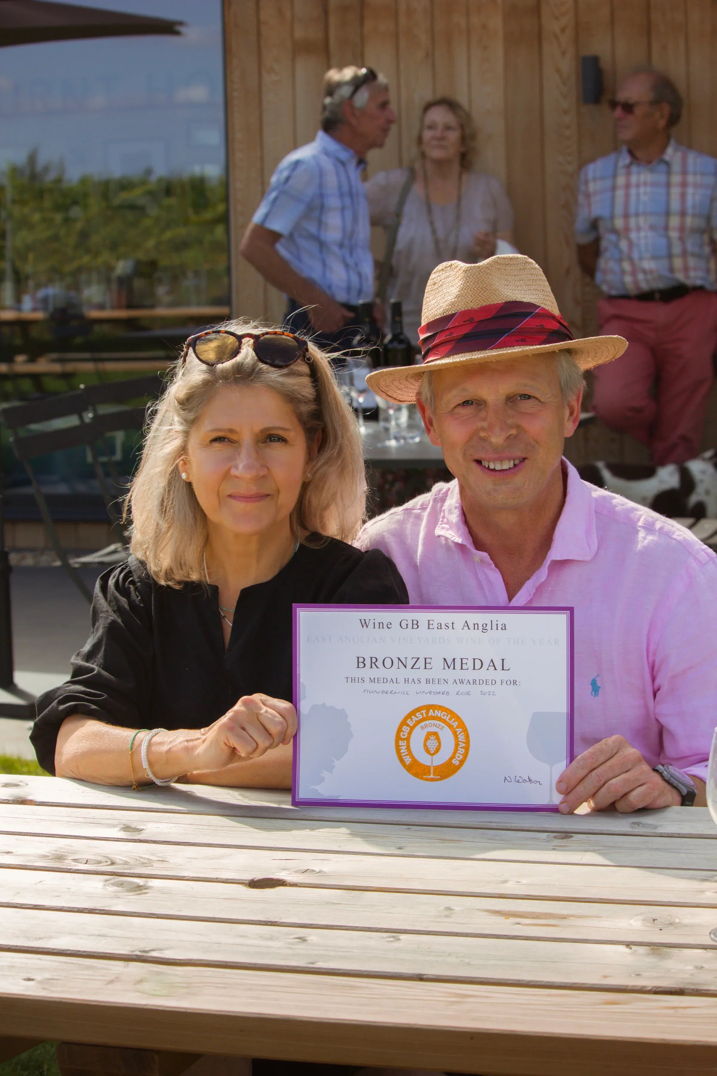 Merstone Rosé 2022 wins Bronze at WineGB East Awards 2023